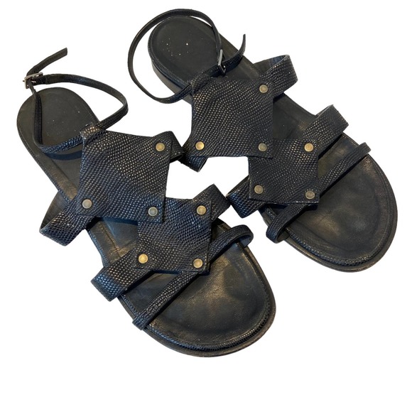 Proenza Schouler Shoes - Proenza Schouler Black Studded Accent Sandals Sz 38 US 8